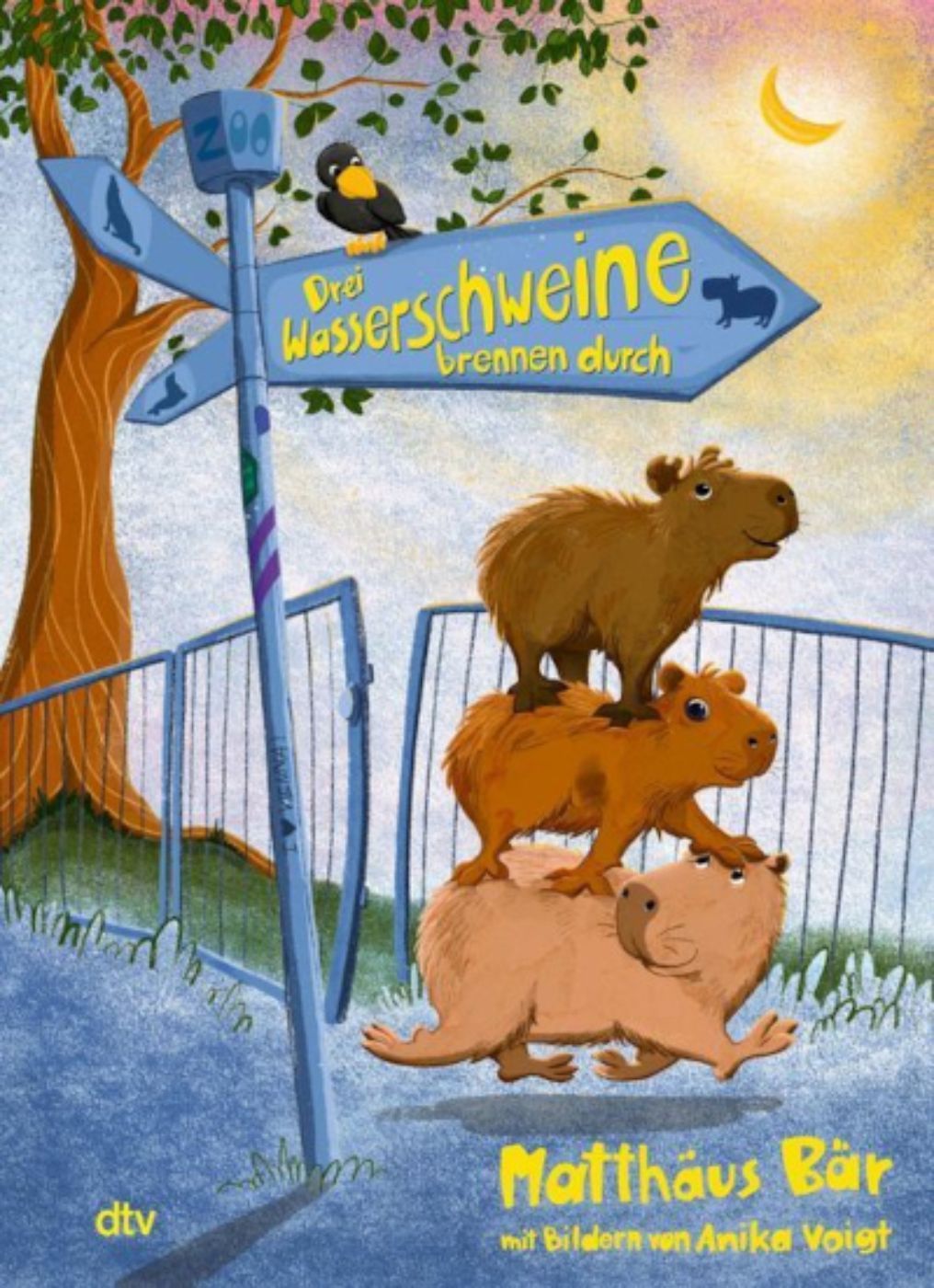 Buchcover: Drei Wildschweine